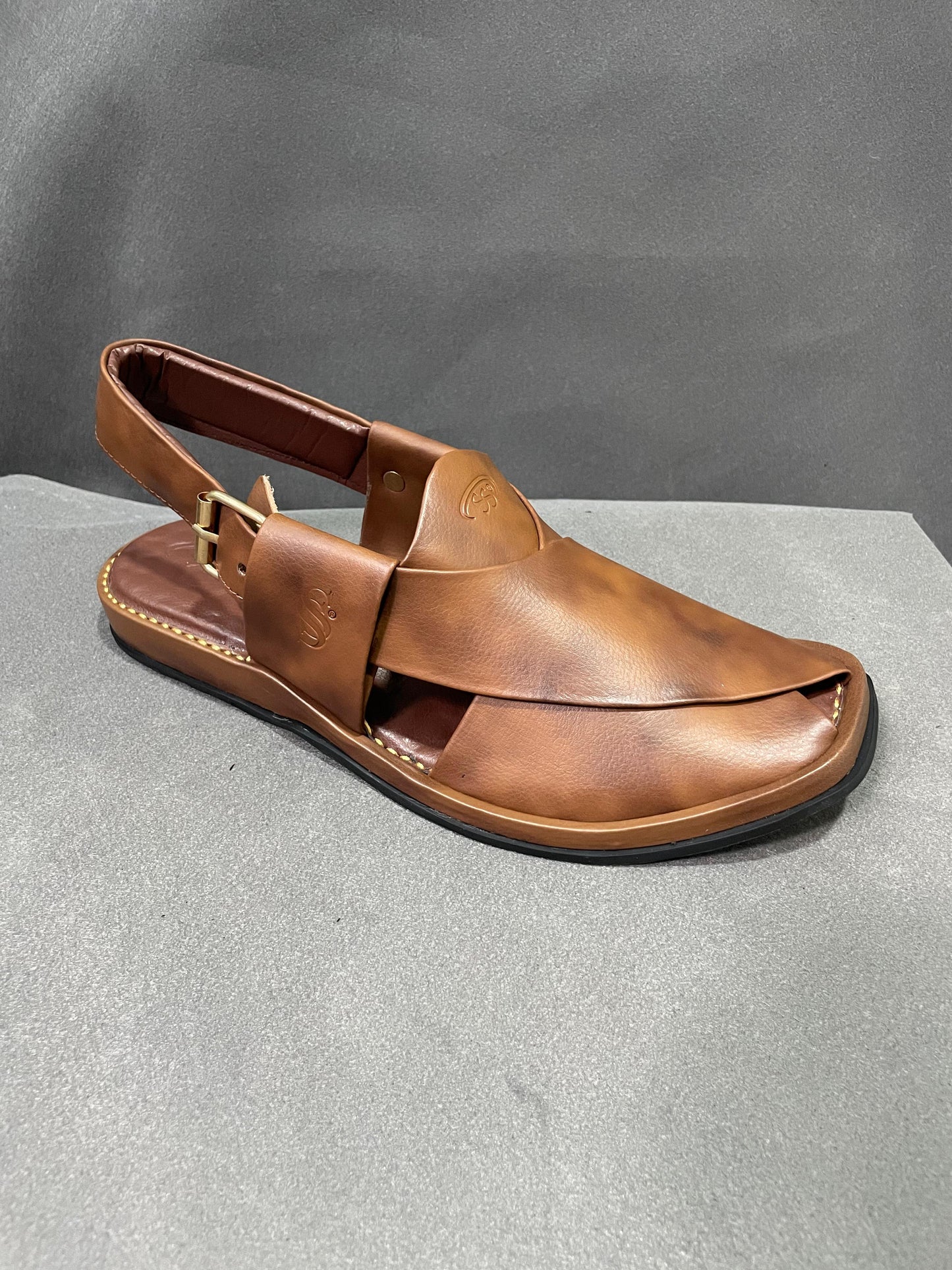 ✨ ROUND SHAPE PESHAWARI MEDICATED CHAPPAL – SOFT & PREMIUM QUALITY ✨(Double Shade)