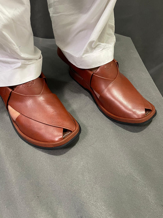 ✨ ROUND SHAPE PESHAWARI MEDICATED CHAPPAL – SOFT & PREMIUM QUALITY ✨(Master)