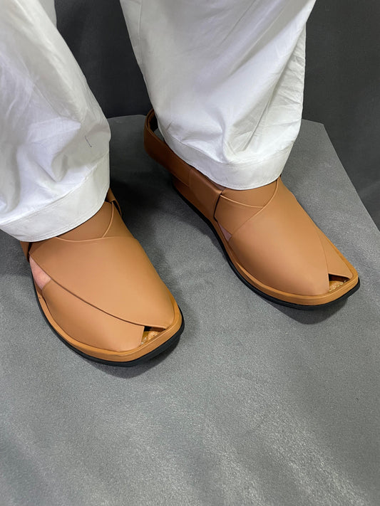 ✨ ROUND SHAPE PESHAWARI MEDICATED CHAPPAL – SOFT & PREMIUM QUALITY ✨(Malta)